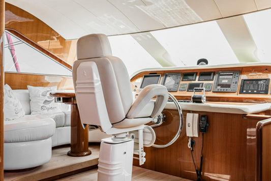 Clean boat seats